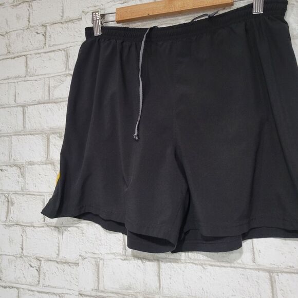 NIKE black and orange athletic shorts - Picture 3 of 10